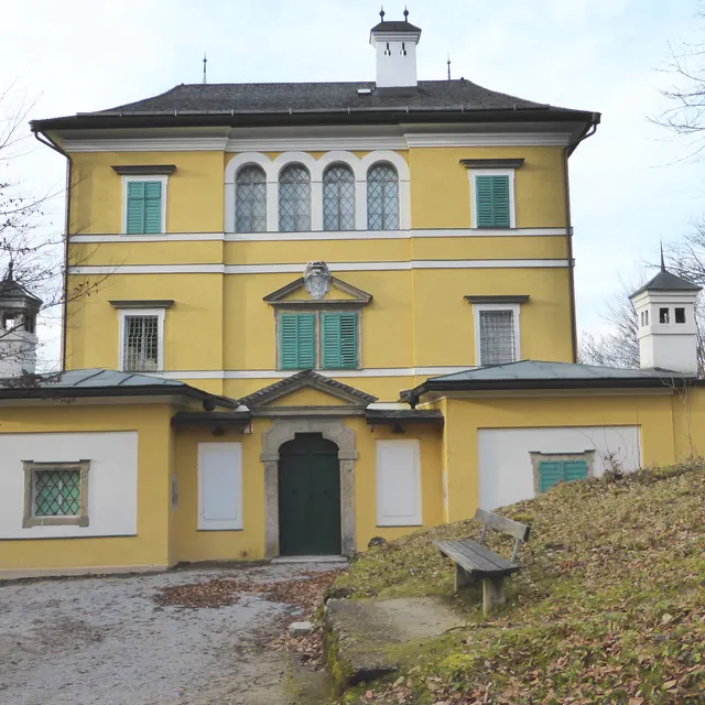 The Monatsschlössl pavilion on the hill above Hellbrunn